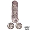 Image 1 : 1940's-1950's Roosevelt & Mercury Dime Rolls [64 C
