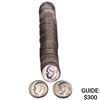Image 1 : 1958 BU 1958 D Roosevelt Dime Roll [50 Coins]