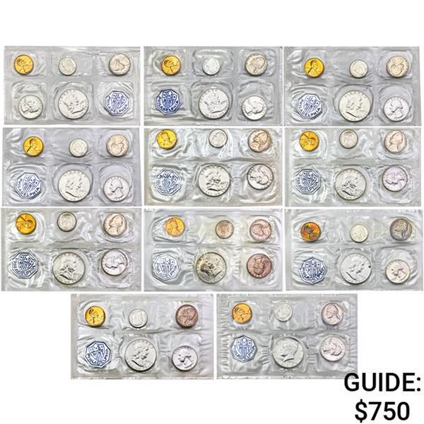 1955-1964 Proof Set Lot (55 coins)