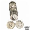 Image 1 : 1908-1964 90% Silver 50c Roll (20 Coins)
