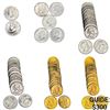 Image 1 : 1960's-2000 $1 & 50c Roll Lot (87 Coins)