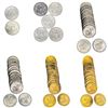 Image 2 : 1960's-2000 $1 & 50c Roll Lot (87 Coins)