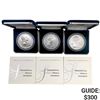 Image 1 : 3 1oz Silver Presidential Medals