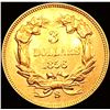 Image 2 : 1856-S $3 Gold Piece UNCIRCULATED