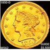 Image 1 : 1850-O $2.50 Gold Quarter Eagle UNCIRCULATED