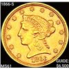 Image 1 : 1866-S $2.50 Gold Quarter Eagle UNCIRCULATED