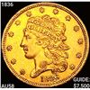 Image 1 : 1836 $5 Gold Half Eagle CHOICE AU