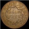 Image 2 : 1834 Coronet Head Half Cent CLOSELY UNCIRCULATED