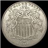 Image 1 : 1866 Shield Nickel CLOSELY UNCIRCULATED