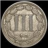Image 2 : 1881 Nickel Three Cent CLOSELY UNCIRCULATED