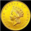 Image 1 : 1855 Rare Gold Dollar NEARLY UNCIRCULATED
