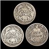 Image 2 : 1892-O/S/P (3) Barber Dimes NICELY CIRCULATED