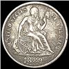 Image 1 : 1889 Seated Liberty Dime LIGHTLY CIRCULATED