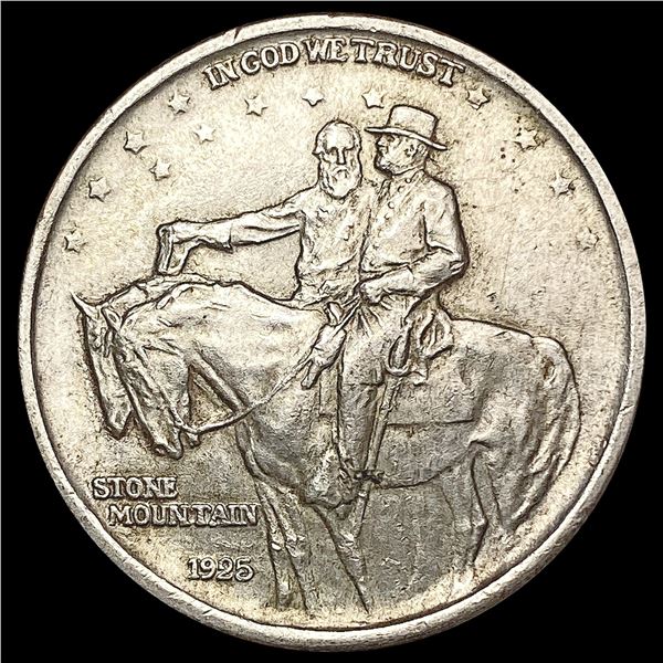1925 Stone Mountain Half Dollar CLOSELY UNCIRCULAT
