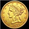 Image 1 : 1897 $5 Gold Half Eagle UNCIRCULATED