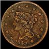 1842 Braided Hair Large Cent LIGHTLY CIRCULATED