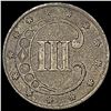 Image 2 : 1853 Silver Three Cent CLOSELY UNCIRCULATED