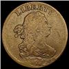 Image 1 : 1800 Draped Bust Half Cent NICELY CIRCULATED