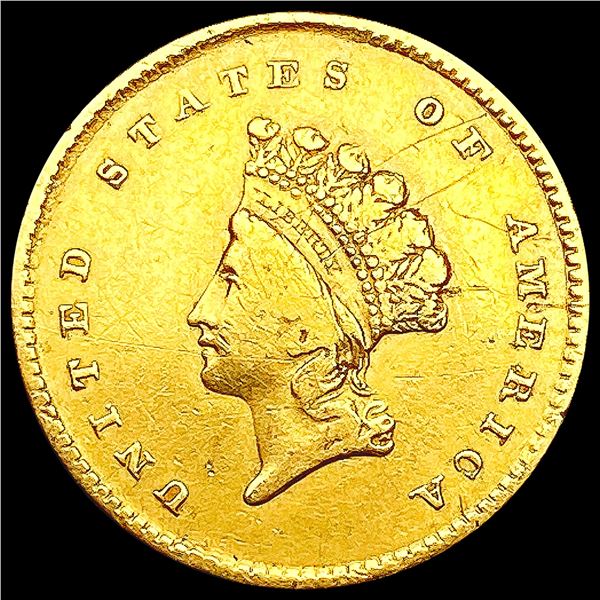 1854 Rare Gold Dollar LIGHTLY CIRCULATED