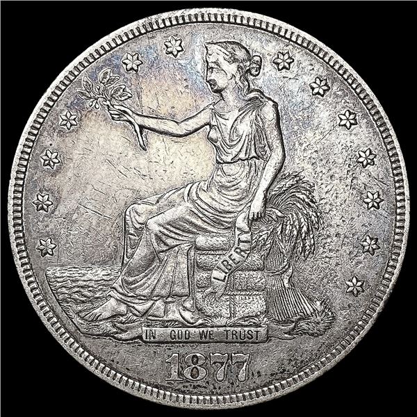 1877-S Silver Trade Dollar NEARLY UNCIRCULATED