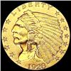 Image 1 : 1928 $3 Gold Piece UNCIRCULATED