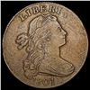Image 1 : 1801 Draped Bust Large Cent LIGHTLY CIRCULATED