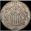 1867 No Rays Liberty Victory Nickel NEARLY UNCIRCU