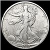 1918-D Walking Liberty Half Dollar NEARLY UNCIRCUL