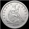 1860 Seated Liberty Quarter NEARLY UNCIRCULATED