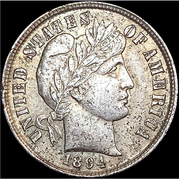 1894 Barber Dime CLOSELY UNCIRCULATED