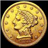 Image 1 : 1878-S $2.50 Gold Quarter Eagle NEARLY UNCIRCULATE