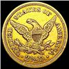 Image 2 : 1845 $2.50 Gold Quarter Eagle NEARLY UNCIRCULATED