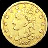 Image 1 : 1836 $2.50 Gold Quarter Eagle NICELY CIRCULATED
