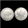 Image 2 : [2] Canada 1oz Silve$5 [2011, 2015] SUPERB GEM BU
