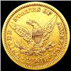 Image 2 : 1861 $3 Gold Piece CLOSELY UNCIRCULATED