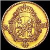 Image 2 : 1817 Spain 1/2 Escudo Gold Coin 0.0475oz LIGHTLY C
