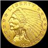 Image 1 : 1909 $2.50 Gold Quarter Eagle CHOICE AU