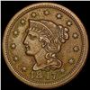 Image 1 : 1847 Braided Hair Large Cent CLOSELY UNCIRCULATED