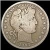 Image 1 : 1897-S Barber Half Dollar NICELY CIRCULATED