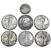 Image 1 : [7] Varied Silver Coinage [1909, 1923-S, [5] 1942-