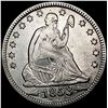 Image 1 : 1853 A+R Seated Liberty Quarter CHOICE AU