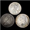 Image 1 : [3] 1830-1935 Varied US Silver Hald Dollars UNCIRC