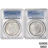 Image 1 : [2] 1886-1887 Morgan Silver Dollar PCGS MS63