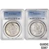 Image 1 : [2] 1884-O&1886 Morgan Silver Dollar PCGS MS63