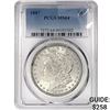 Image 1 : 1887 Morgan Silver Dollar PCGS MS64