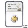 Image 1 : 1998 $5 1/10oz. American Gold Eagle NGC MS70
