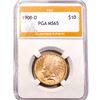 Image 1 : 1908-D $10 Gold Eagle PGA MS65