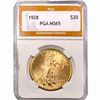 1928 $20 Gold Double Eagle PGA MS65