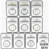 Image 1 : 1964-1972 [10] Kennedy Half Dollar NGC MS/PF67/67*