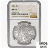 Image 1 : 1881-S Morgan Silver Dollar NGC MS65